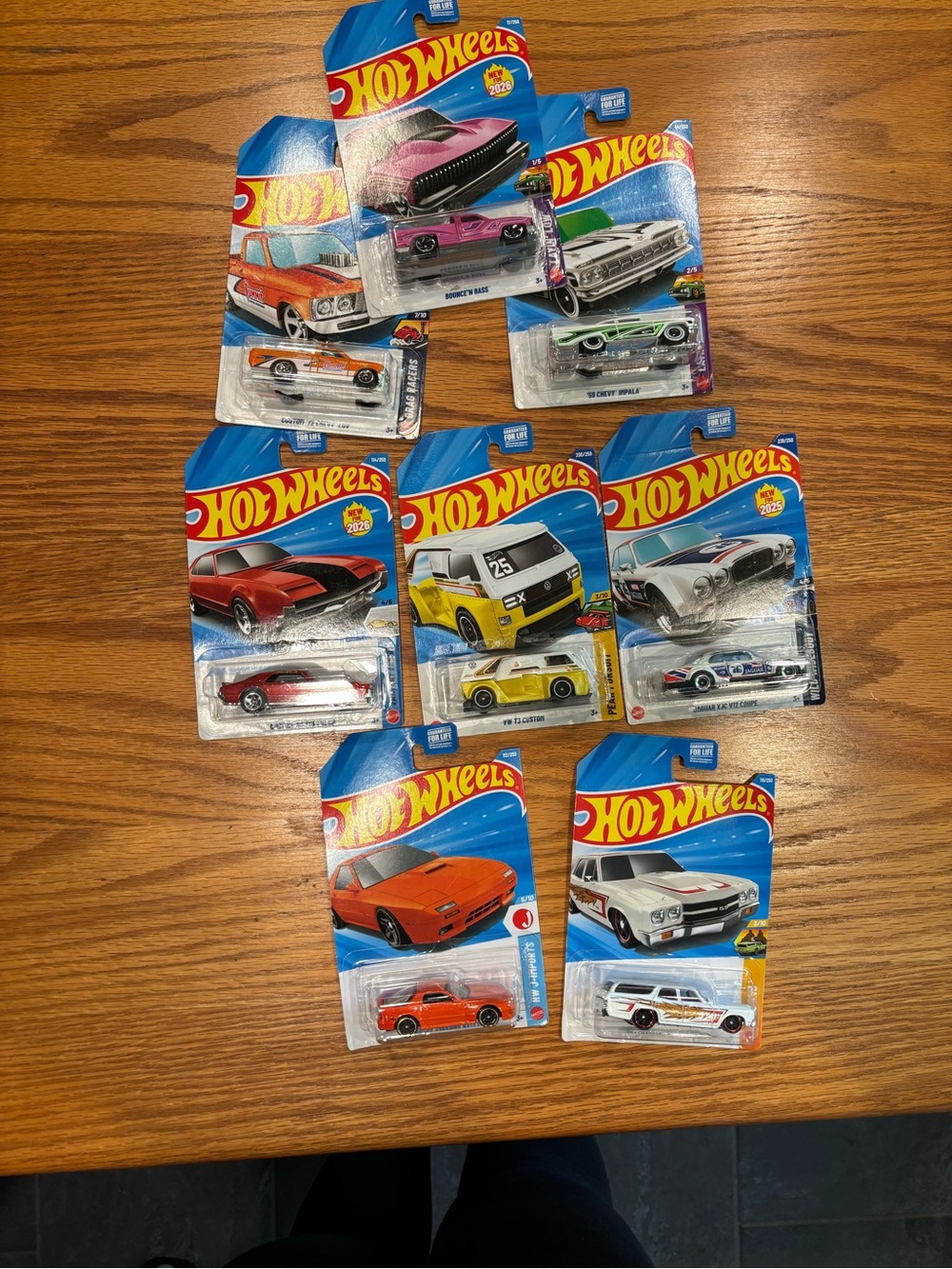 Hot Wheels Assorted Die-Cast Cars - Multi Color 8 cars